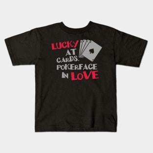 Pokerface Love Kids T-Shirt